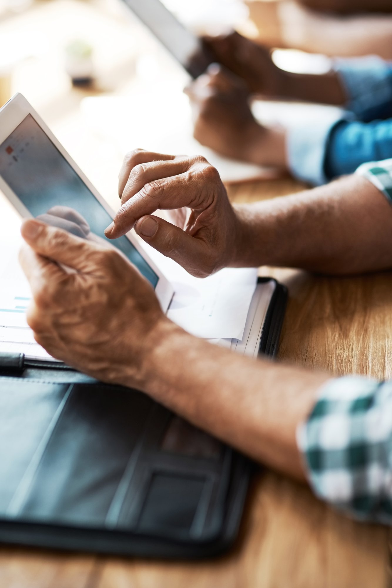 business-man-hands-tablet-office-communication-planning-calendar-app-schedule-male-employee-digital-tech-click-networking-info-research-online-survey-feedback